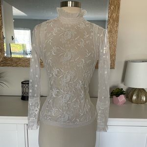 Joie lace blouse